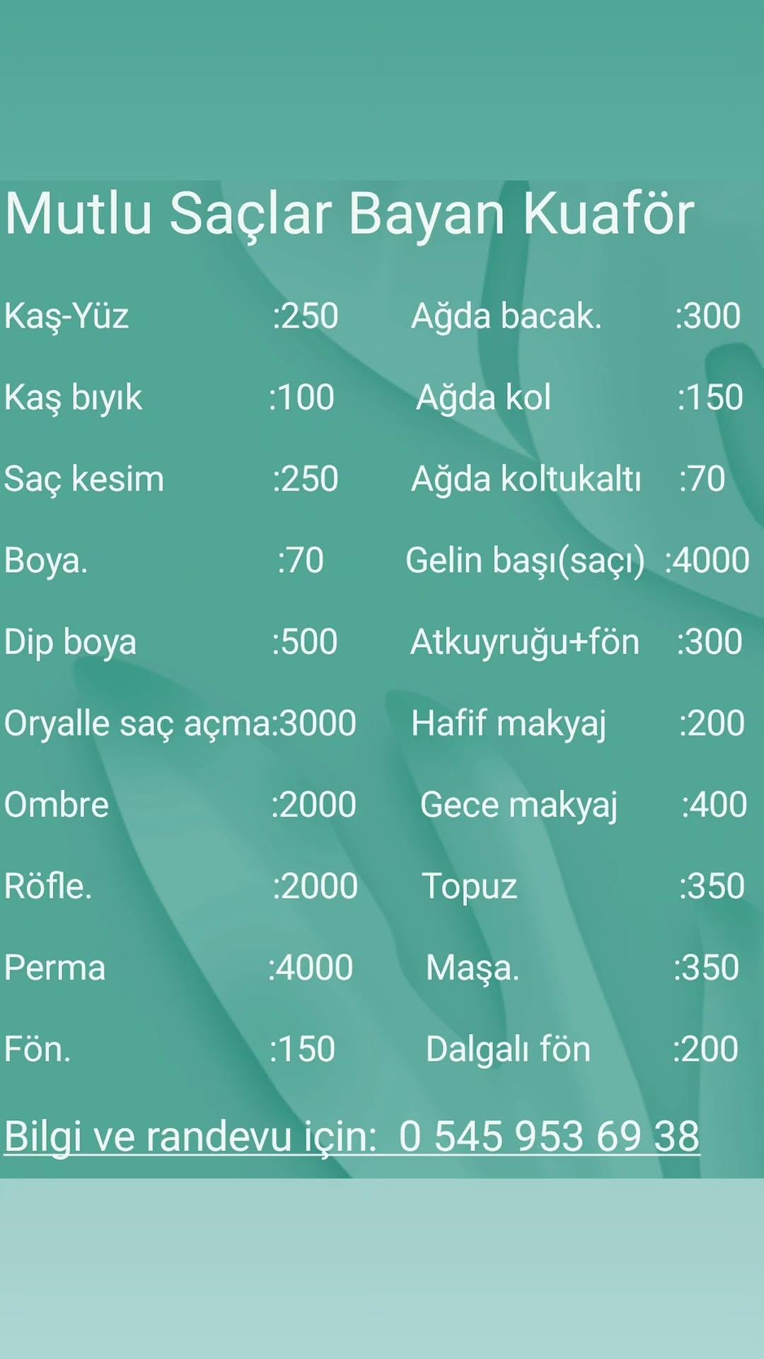 Mutlu Saçlar Bayan Kuaförü